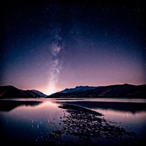 deer creek resevoir at night